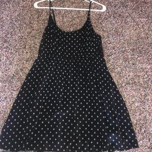 B/W polka dot dress